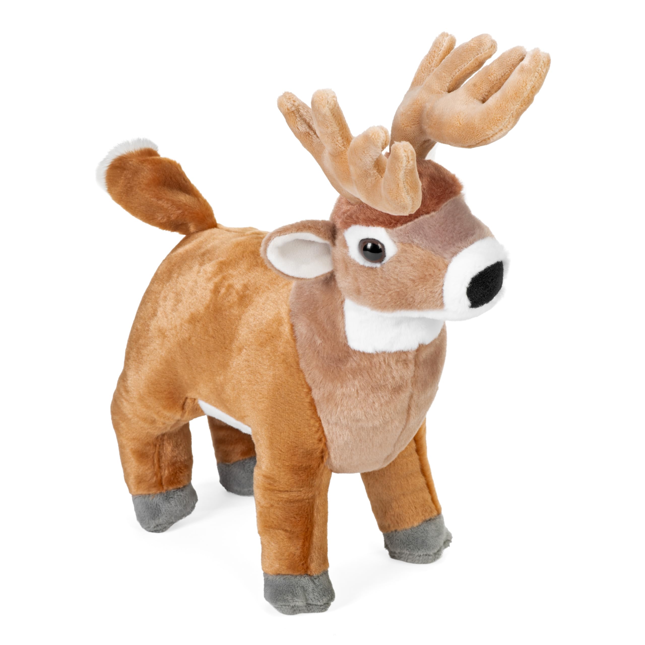 Wild Republic Cuddlekins White Tail Buck Stuffed Animal - 12